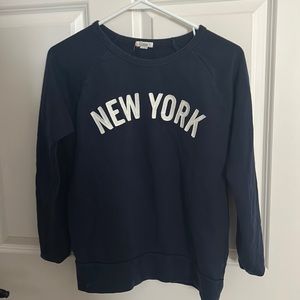 Crewcuts New York Sweatshirt, Navy, Size 14